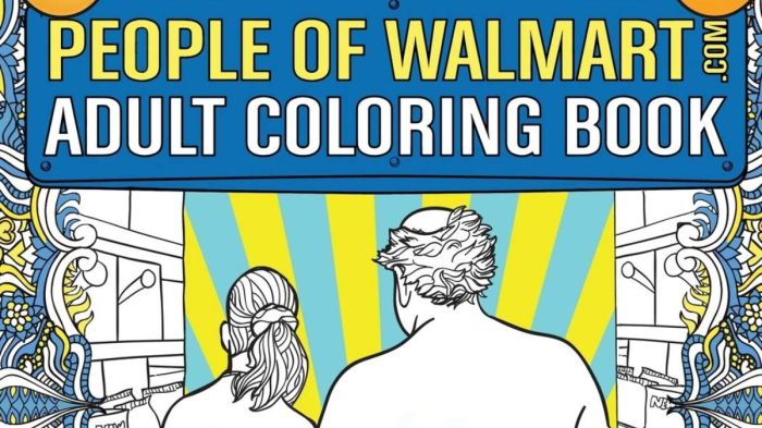 People of walmart coloring book